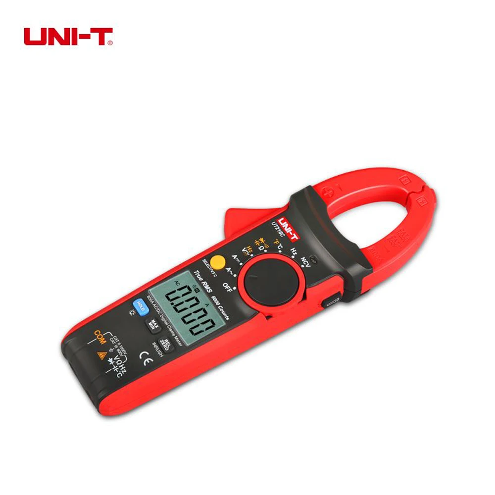 Imagem -03 - Digital Clamp Meter Ut216a Ut216b Ut216c Ut216d Series True Rms 600a Max Min Lanterna Vfc Uni-t-ut216a