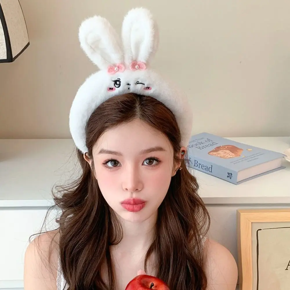 

Lovely Non-slip Plush Animal Headband Chicken Kawaii Funny Hair Hoop Rabbit Sweet Cartoon Frog Headband Daily
