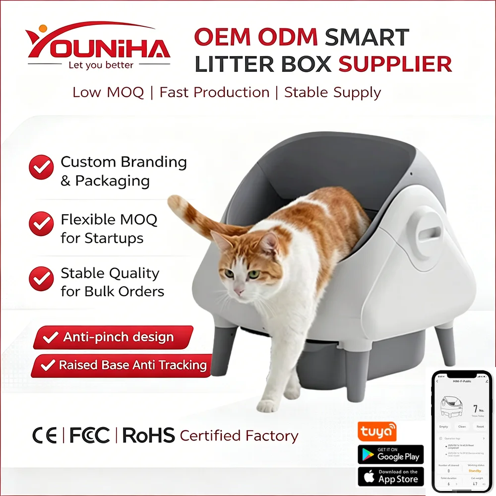 Smart Cat Litter Box Wifi App Control - Arenero Inteligente Autolimpiable para Gatos con