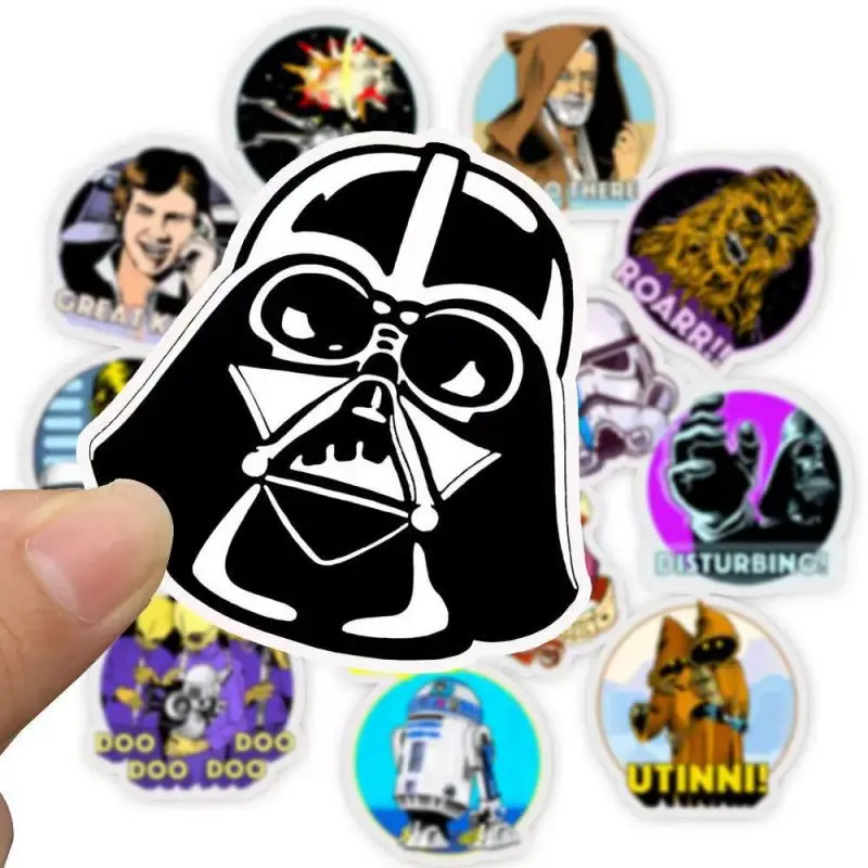 10/25/50pcs Cool Disney Star Wars Graffiti Stickers Cartoon Kids Sticker Toy DIY Phone Water Bottle Luggage Waterproof Decal