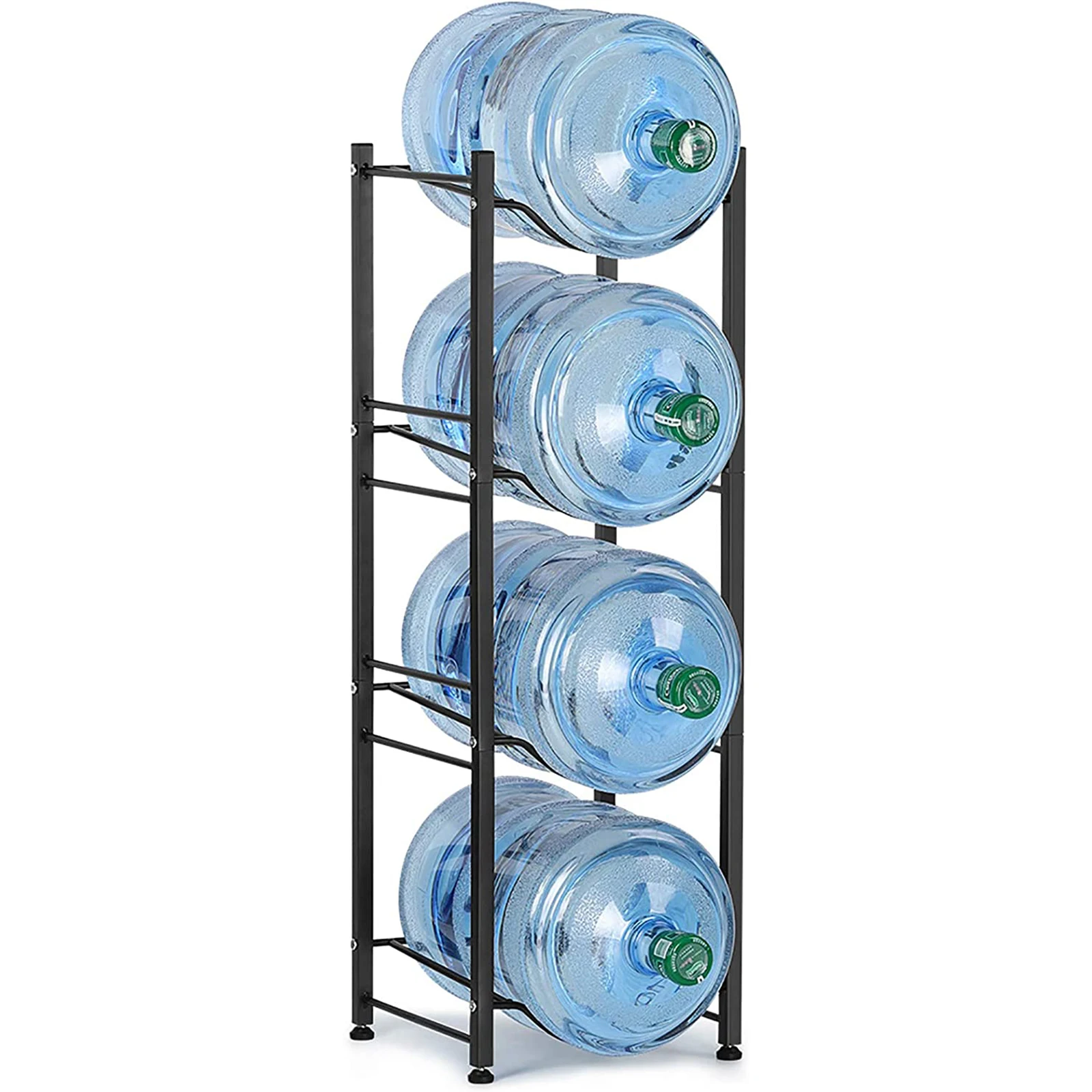 5-gallon (approximately 15.7 liters) kettle rack, water bottle storage rack, 4-layer water cooler kettle rack