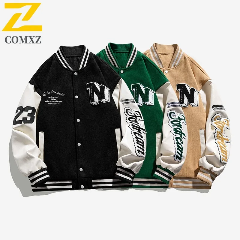 

Бейсбольная куртка с вышивкой, мужская легкая куртка-стойка, весенне-осенняя верхняя одежда, уличный стиль, модная модная современная верхняя одежда