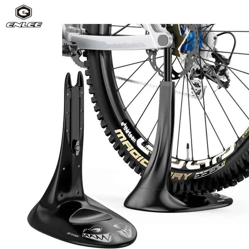 

ENLEE Adjustable Bike Parking Stand Vertical Storage Rack for MTB Road Bicycle Indoor Floor Holder Portable Bracket