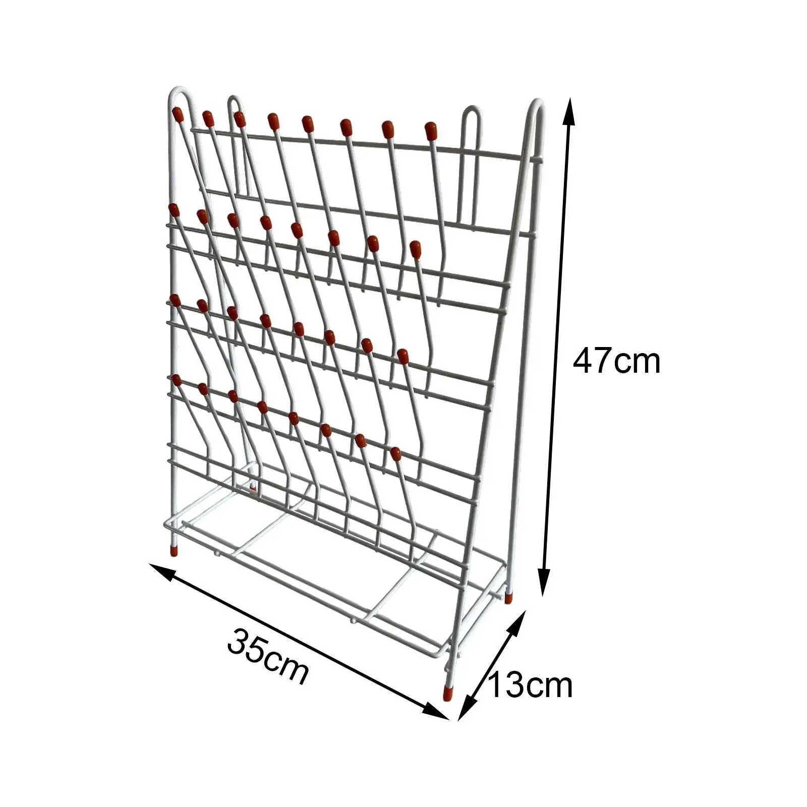 Lab Drain Holder Shelf Removable Cleaning Supplies Hanging Draining Rack Drainer Shelf for Beaker Lab Bottle Test Tube