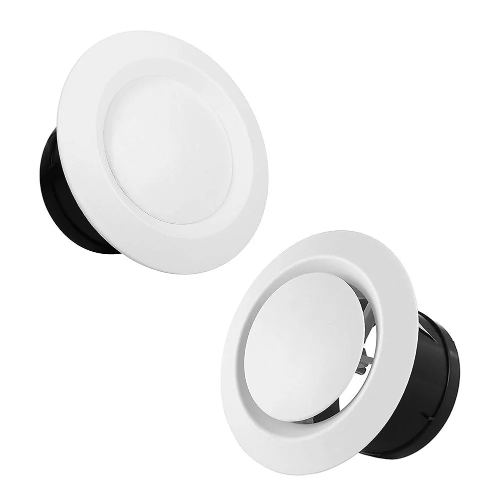 75-120mm Exhaust Hood ABS Air Vent Extract Valve Grille HOT AIR Vent Grille Cover Easy Diffuser Air Volume Cooling Vent