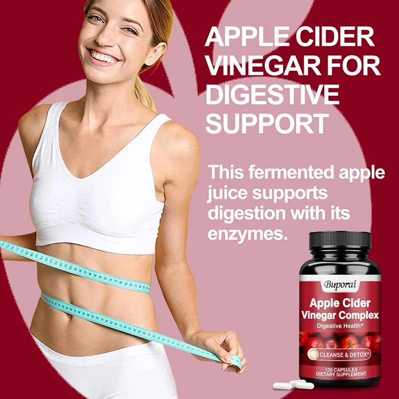 Apple Cider Vinegar - Helps with Detoxification, Effective Weight Management, and Improved Digestive Health