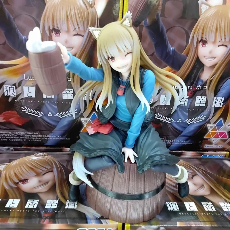 2024 spice and wolf Holo 100% Original genuine PVC Action Figure Anime Figure Model Toys Figure Collection Doll Gift