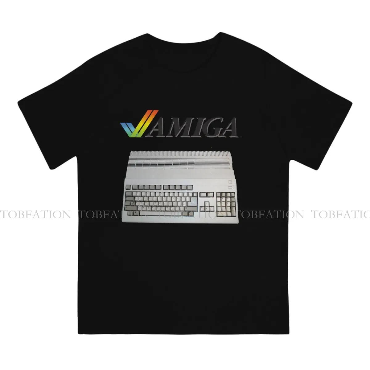 Commodore Amiga 500 Computer Amiga Tshirt Graphic Men Tops Vintage Goth Summer Streetwear Cotton Harajuku T Shirt