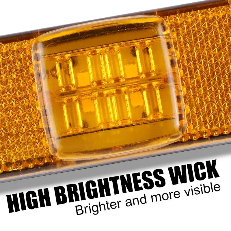 

Грузовой прицеп 4 светодиодных боковых габаритных фонаря, указатель поворота, идентификационный габаритный фонарь, задний стоп-сигнал для грузового автобуса, фургона, 12 В 24 В