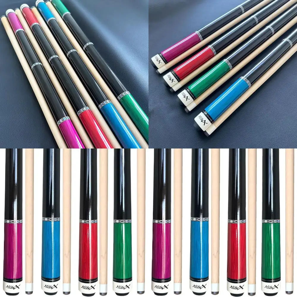 

Professional 4-Piece Pool Cue Set with 18-21oz Weight, 13mm Tip, 58 Length, Hardwood Shaft