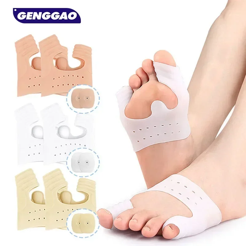 1Pair Toe Separators Ball of Foot Cushion,Metatarsal Pads for Women, Silicone Forefoot Cushions Great for Blisters,Forefoot Pain