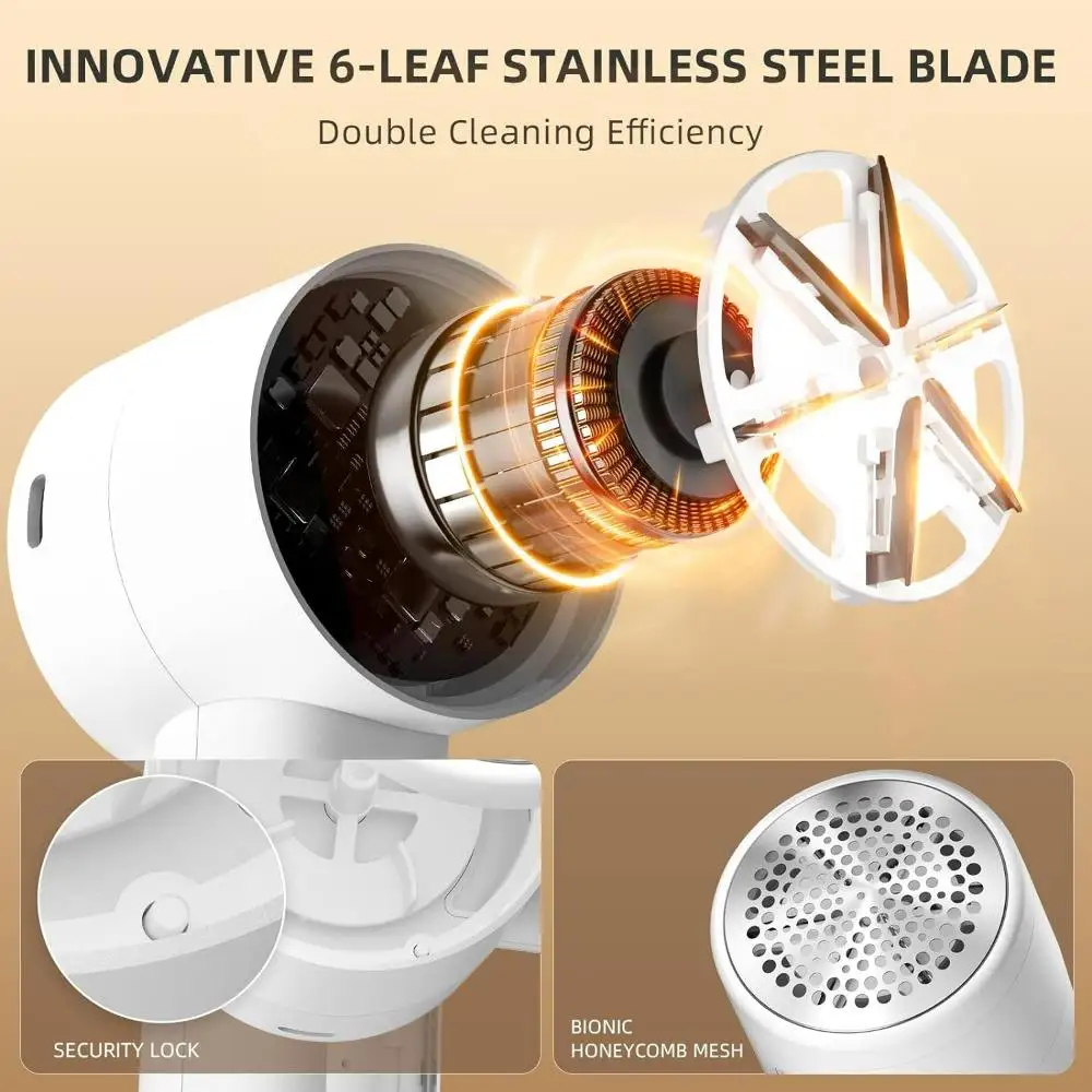 Electric Lint Remover USB Rechargable Cloth Fabric Shaver Fluff Pellet Remove Machine for Clothes Sweater Hairball Trimmer image 5