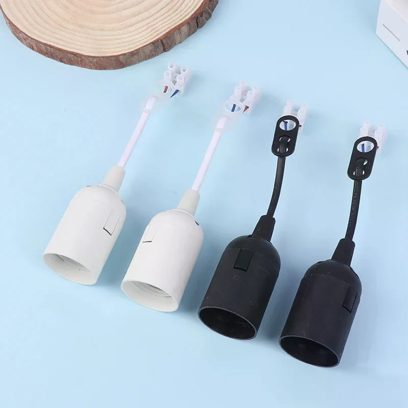 

5pcs E27 Lamp Holder Construction Socket Lamp Holder with Cable Construction Site Socket Renovation Socket Lighting