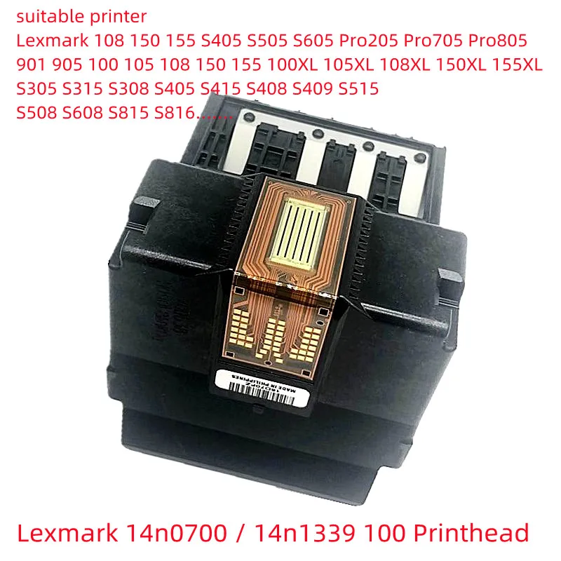 프린트 헤드 14n0700 / 14n1339 100 프린터 프린트 헤드 Lexmark 108 150 155 S405 S505 S605 Pro205 Pro705 Pro805 901 905