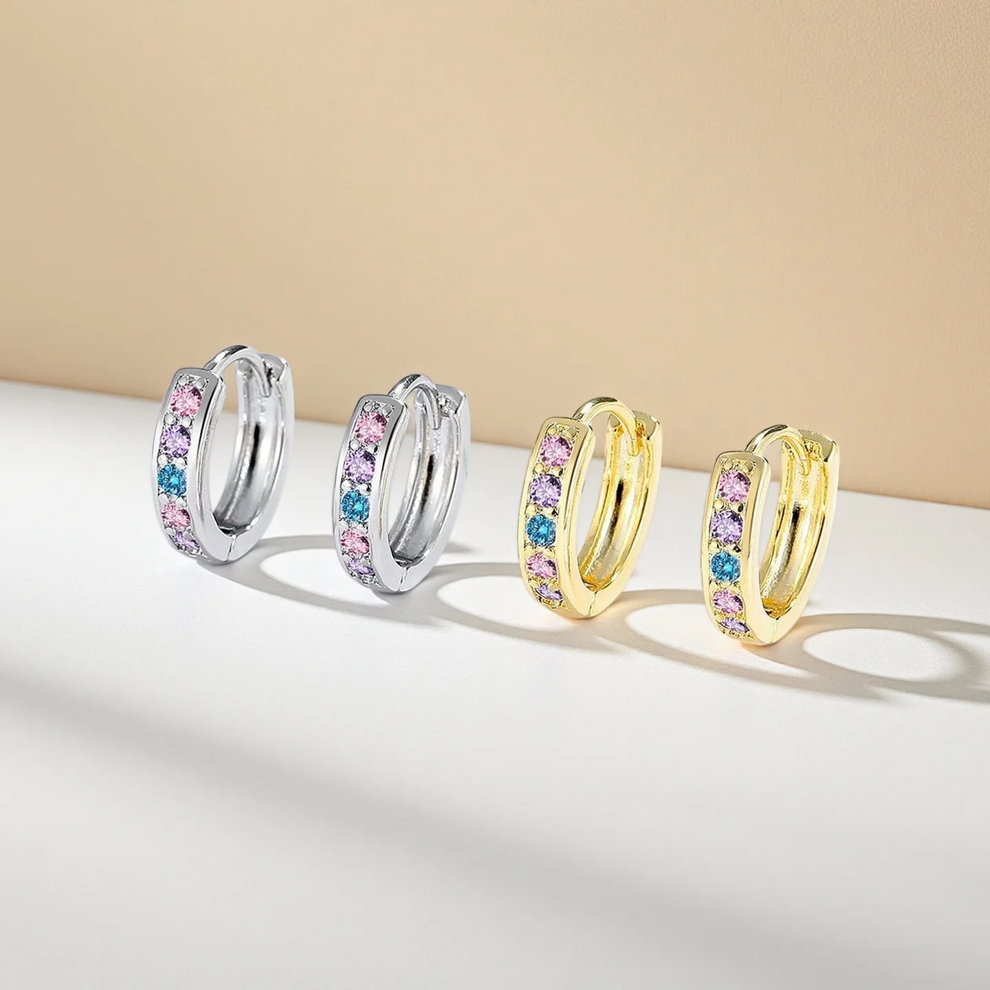 

925 Sterling Silver Bridal Jewelry Colorful Zircon Tassel Earrings for Women Fine Jewelry Gift Party High Quality Weeding Gift