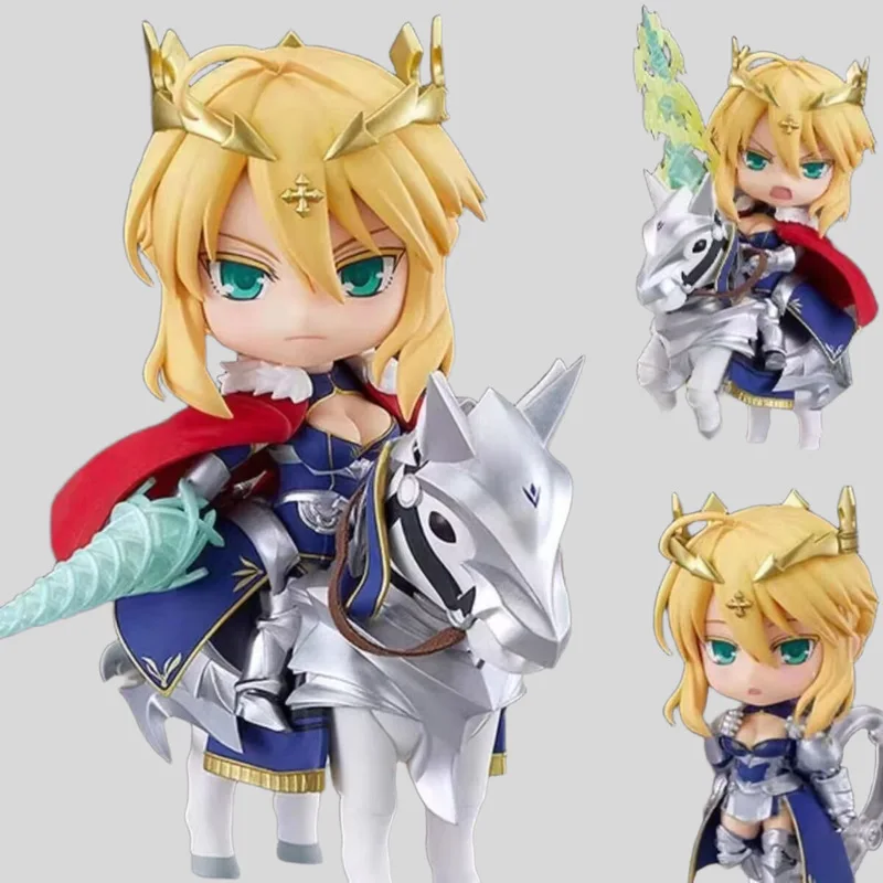 

Fate Heroine Altria Pendragon Saber King Arthur Excalibur Q версия экшн-фигурки игрушки собирать украшения аниме подарки на день рождения