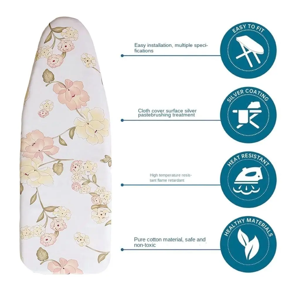 Durable Ironing Board Cloth Thickened Heavy Heat Resistant Ironing Board Cover Pad Laundry Supplies Universal Printed Padded