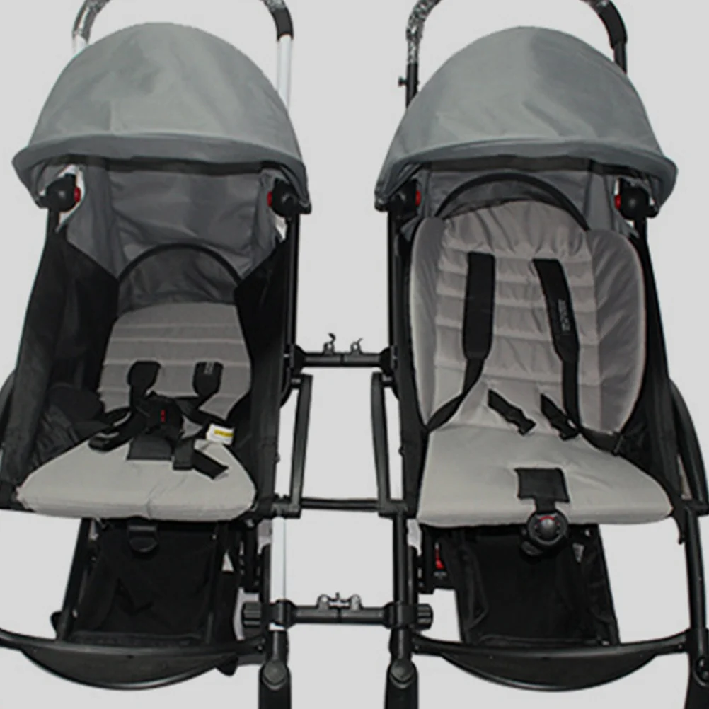 

1 комплект, универсальный комплект разъемов для коляски, прочный железный пластик для управления двойной коляской, прогулок в парке