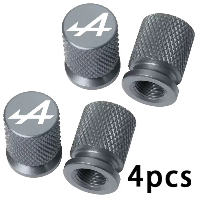 4 Stück Bunte Auto-Zubehörteile Reifenventilkappen für Alpine Megane 3 4 5 Duster Espace Logan Clio Austral Espace Arkana Scenic – Detail 5