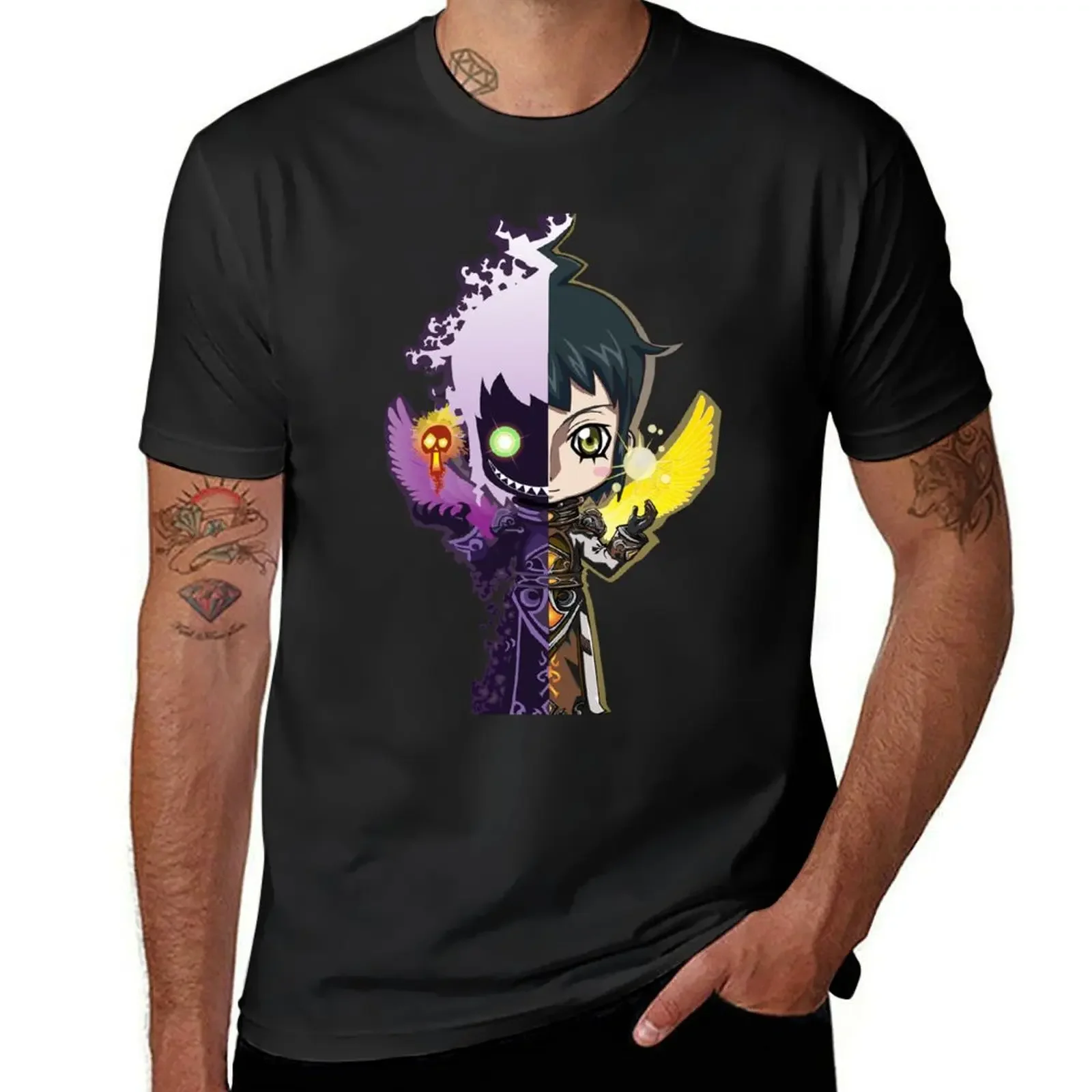 

Priest T-Shirt boys animal print sweat Aesthetic clothing oversized t shirts for men