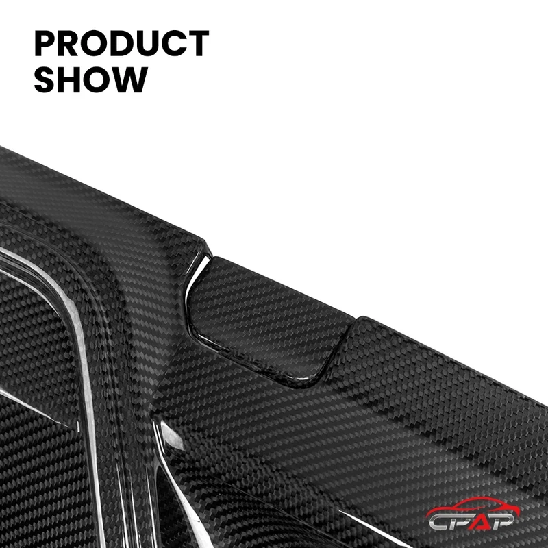 High Quality Real Dry Carbon Fiber Rear Diffuser Bumper Lip X5M F95 LCI X6M F96 LCI 2024+ OEM Style view 6