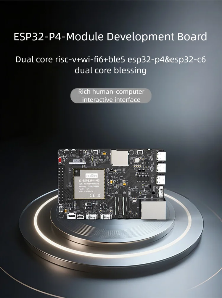 ESP32P4+ESP32-C6 Entwicklungsboard ESP32P4 Entwicklungsboard ESP32P4 Smart Board – Detail 1