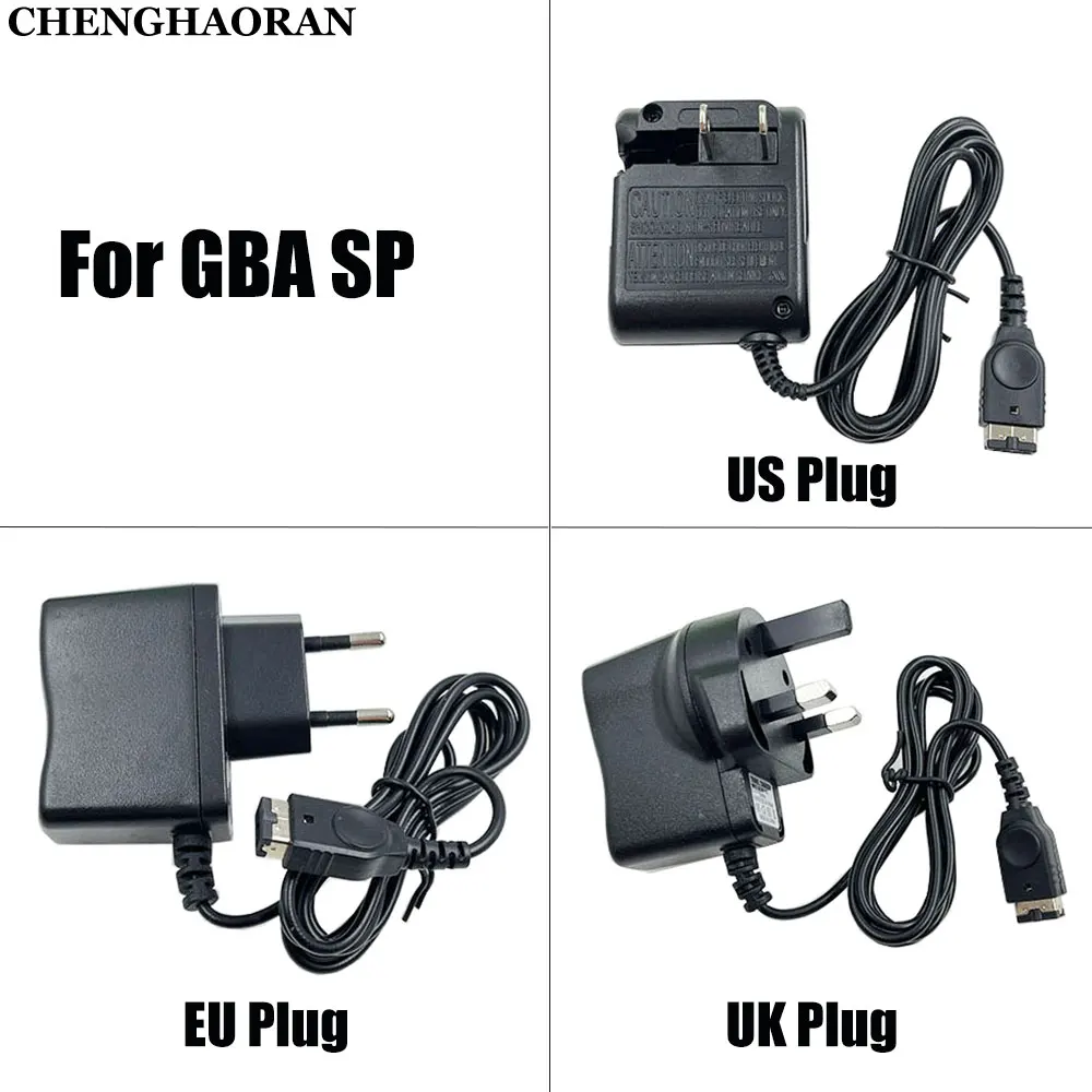 

1Set EU US UK Plug AC Charger Adapter For DS NDS Power Supply Charging Cable For Gameboy Advance SP GBA SP Accessories