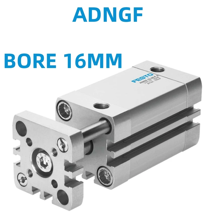 

ADNGF 16 ADNGF-16-10-P-A Pneumatic FESTO Against Rotation Double Action Compact Cylinder Basic Version