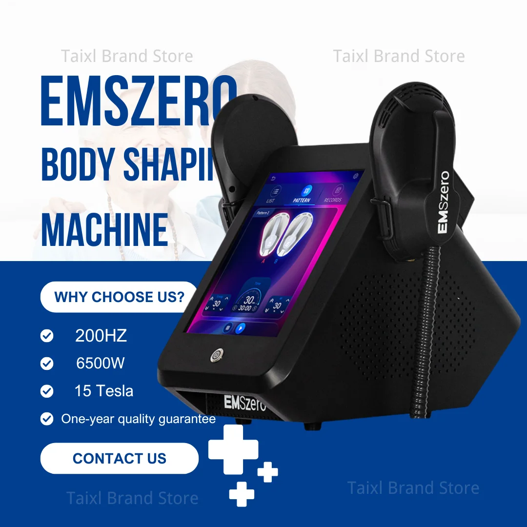 

6500W RF 15 Tesla 200HZ Body Shaper Muscle Growth Fat Burning High Intensity Electromagnetic Stimulator