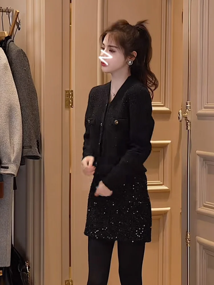 

Вязаный кардиган Oajer Flagip Store для женщин: роскошный топ на раннюю весну, однотонный, с высокой талией, для повседневной носки, из полиэфирного волокна