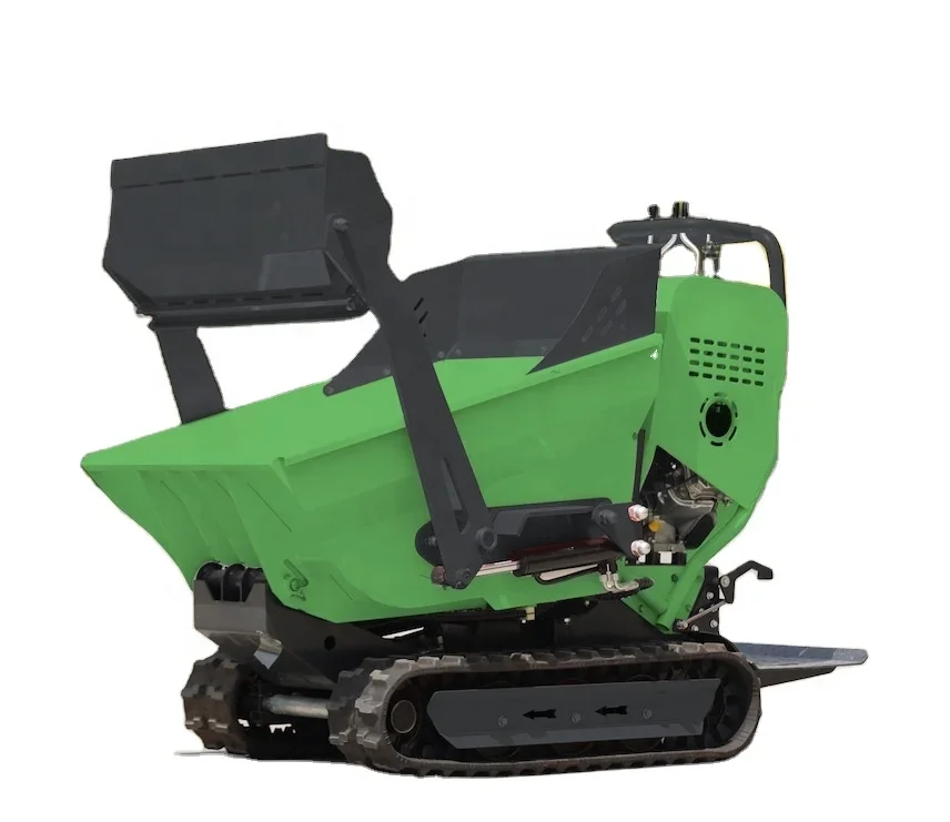 2024 500kg Wheelbarrow Mini Dumper Mini Site Dumper Small Transporter Track Dumper Mini With Hydraulic Tipping