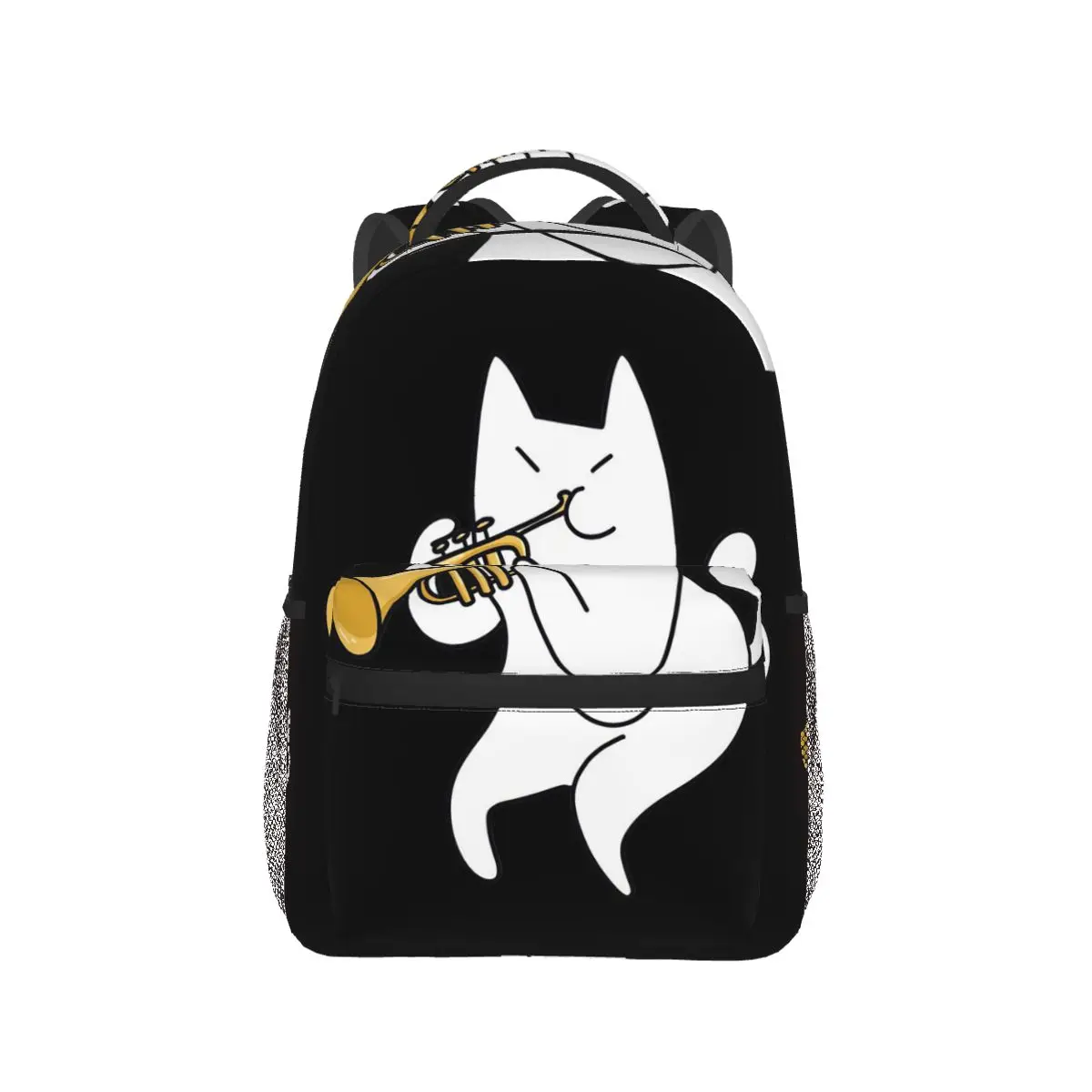 حقيبة ظهر البوق القط رائجة البيع Daypack سعة كبيرة للأطفال حقيبة الكتب المدرسية حقائب الكتف للرجال والنساء #5