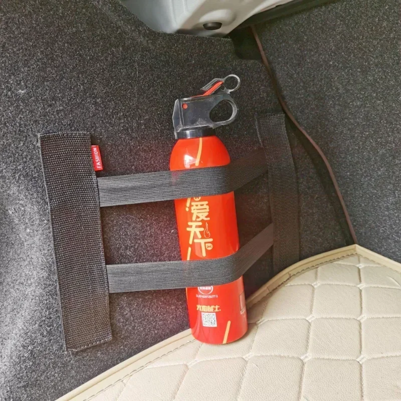 Car Trunk Elastic Fixed Straps Extinguisher Tank Debris Storage Fixing Belt Tapes Adjustable Auto Interior Organizer Accessories image 5