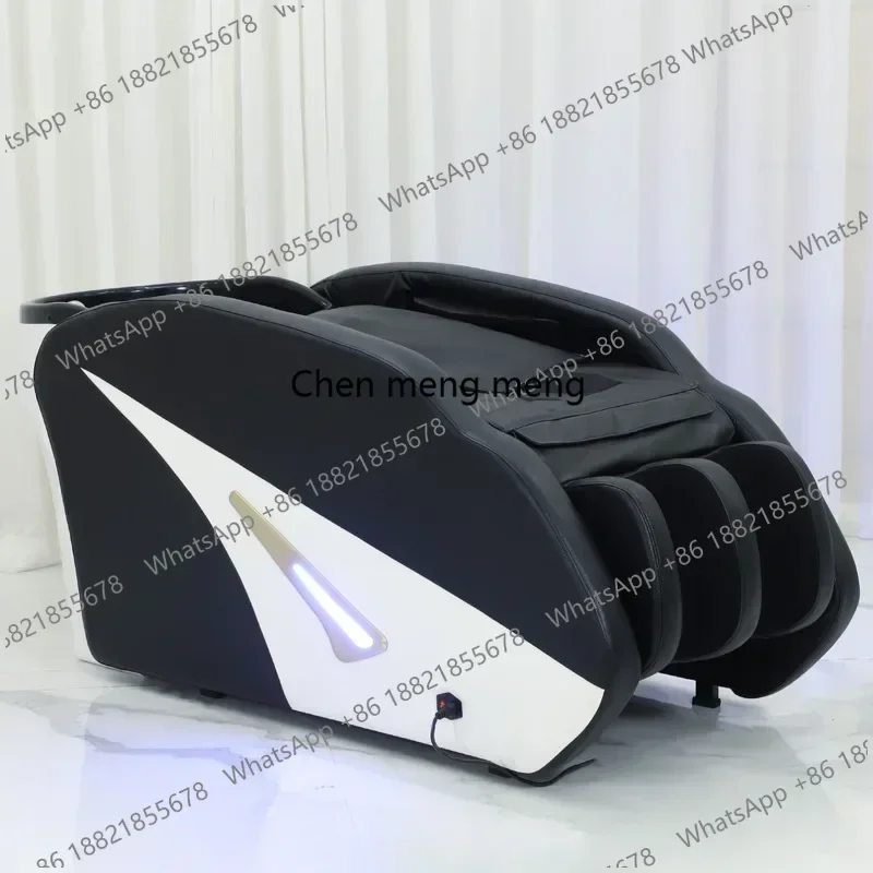 D80 Smart Electric Massage Shampoo Chairs Hair Salon Adjust Comfort Shampoo Bed Adult Artifact Salon Furniture Cama Champu