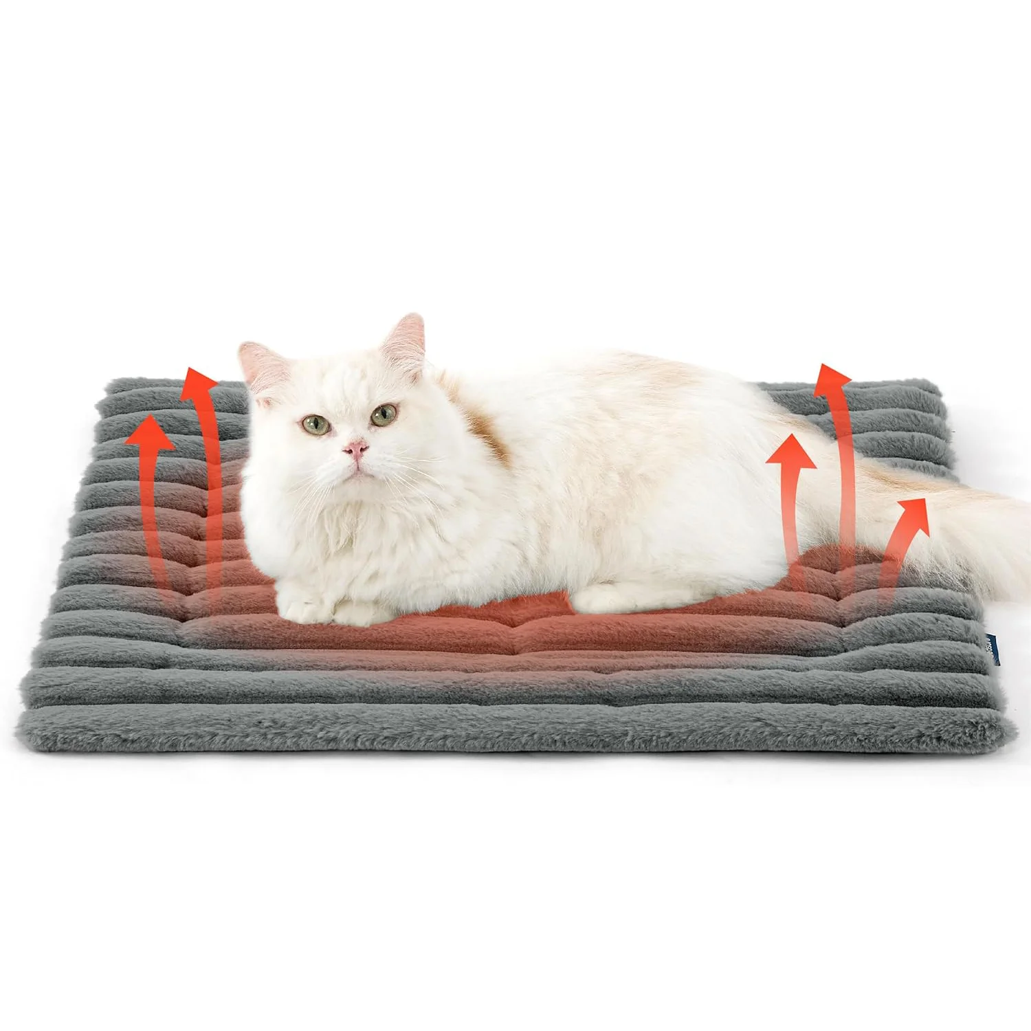 

Self Warming Cat Mat for Small Cat, Self Heating Dog Crate Pad Thermal Extra Warm Puppy Mat Indoor & Outdoor Non-Slip & Washable