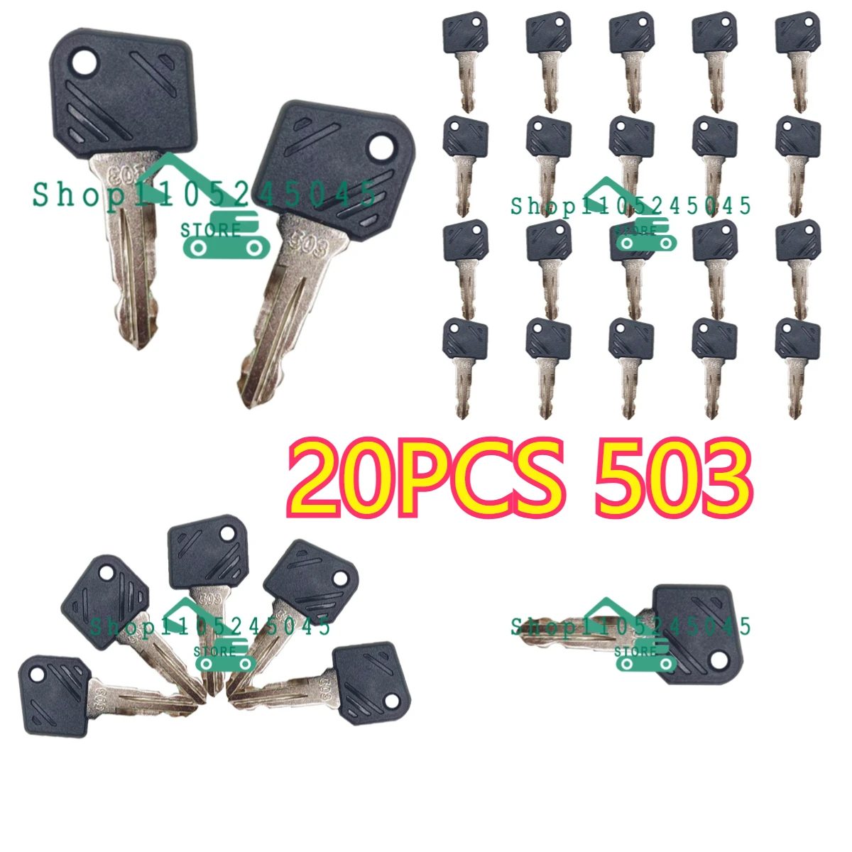 Ignition Starter Keys 503 Compatible with Linde Forklift #503 Compatible with Jungheinrich High Lift Truck Forklift Ant 20pcs