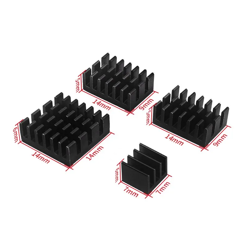 Arancione Pi 5 Dissipatore di Calore di Rame In Lega di Alluminio Del Radiatore di Raffreddamento Passivo Dissipatori Kit per Arancione Pi 5 Singolo Computer di Bordo