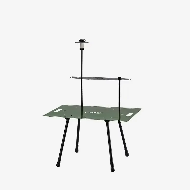 Lightweight Aluminum Alloy Foldable Camping Table Waterproof Outdoor Furniture Easy Assembly Stackable Multifunctional
