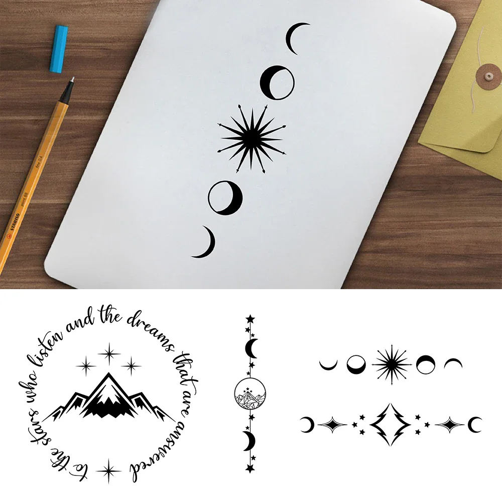 Acotar Velaris Vinyl Car Sticker Decals, Sarah J Maas Wall Decals Home Mural Decor, Feyre's Tattoo Vinyl Decals For Laptop Decor