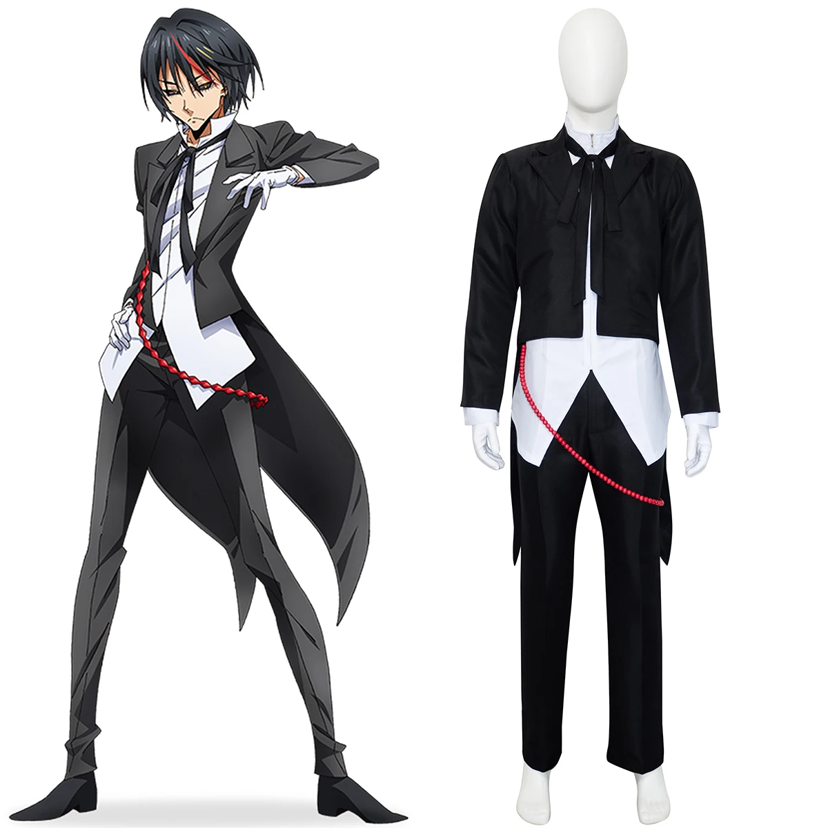 

IN STOCK That Time I Got Reincarnated as a Slime Tensei shitara Slime Datta Ken TenSura Demon Peer Diablo Cosplay Costume