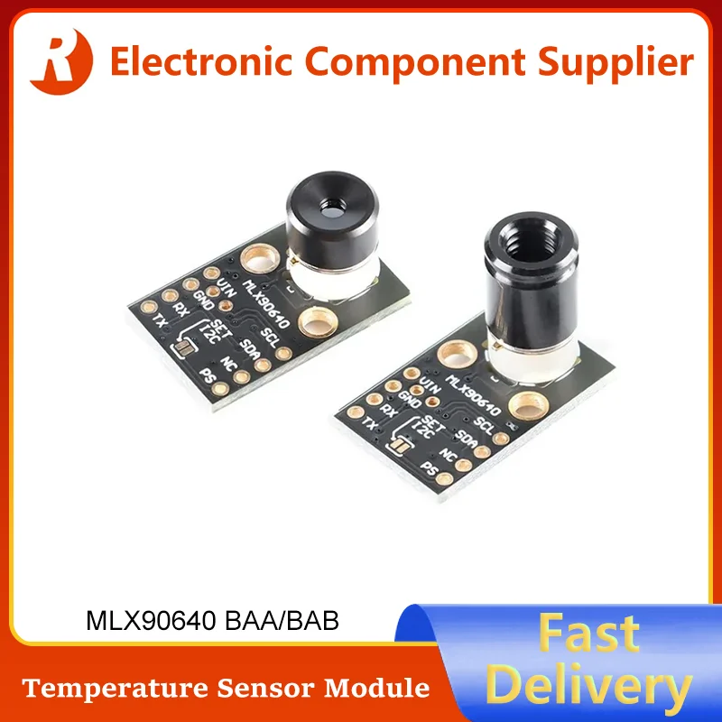 MLX90640 Infrared Array Thermometric Module Thermal Camera Image Sensor 32x24 IR Dot Matrix 32*24 GY-MCU90640 MLX90640BAA BAB