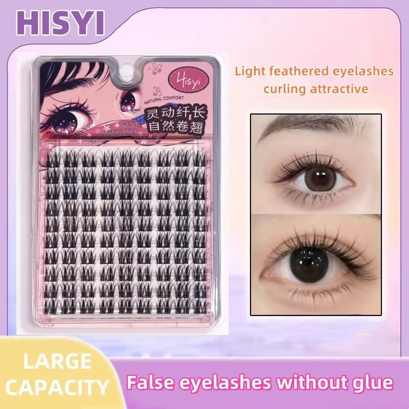 HISYI-Faux cils naturels à double pointe tournesol, accessoire de maquillage pour les yeux
