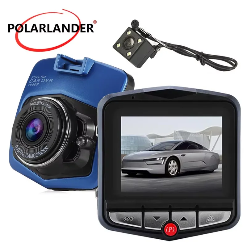 

Автомобильный видеорегистратор, камера, видеорегистратор Full HD, видеорегистратор, видеорегистратор ночного видения, видеокамера с двумя объективами и задней камерой