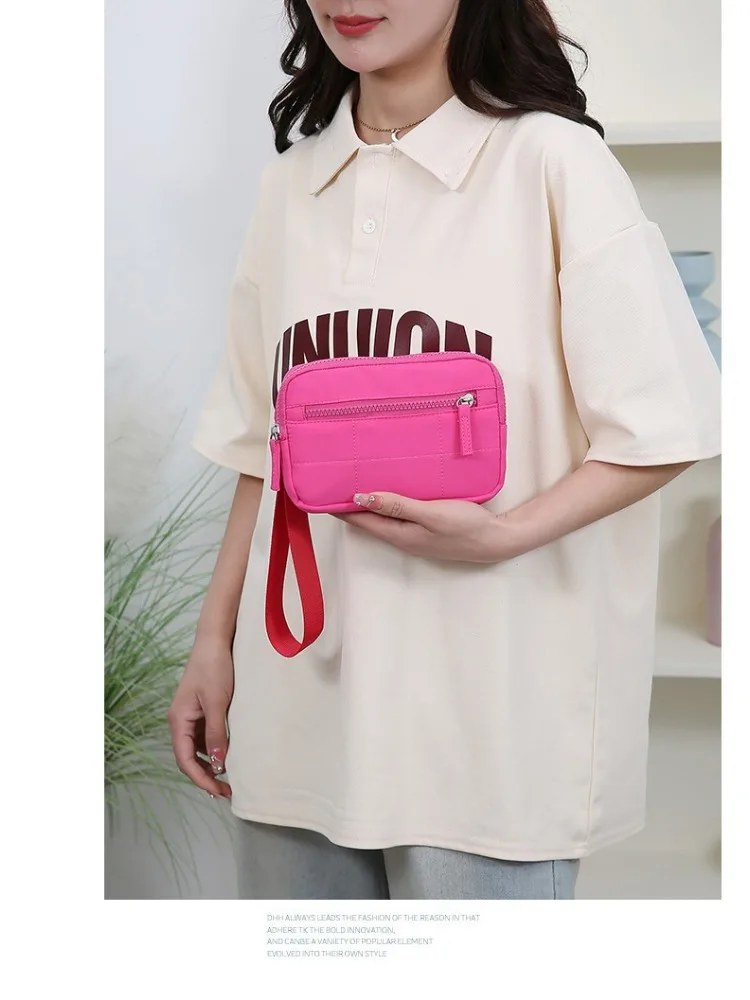 Coin Purse Portable Handbag Solid-Color Storage Bag Light Portable Wallets Solid-color Loose Change Storage Bag