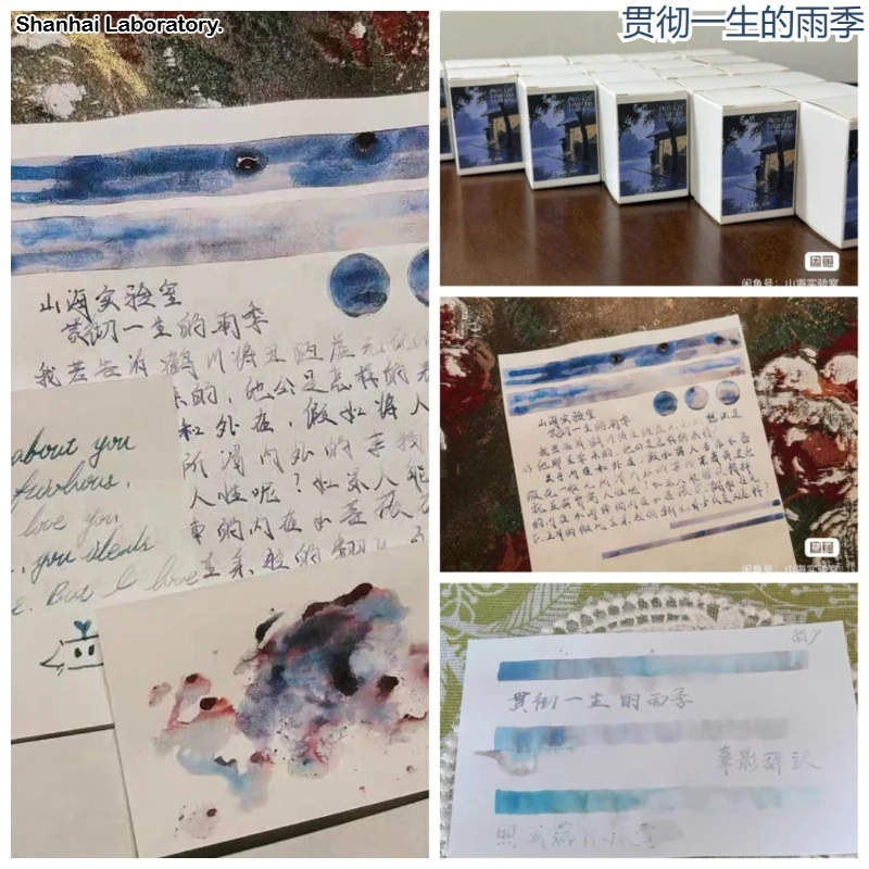 Shanhai Laboratory 38 Colors 30ml Sheen Fountain Pen Ink Gradient Color Ink School Supplies Stationery for JINHAO Majohn 