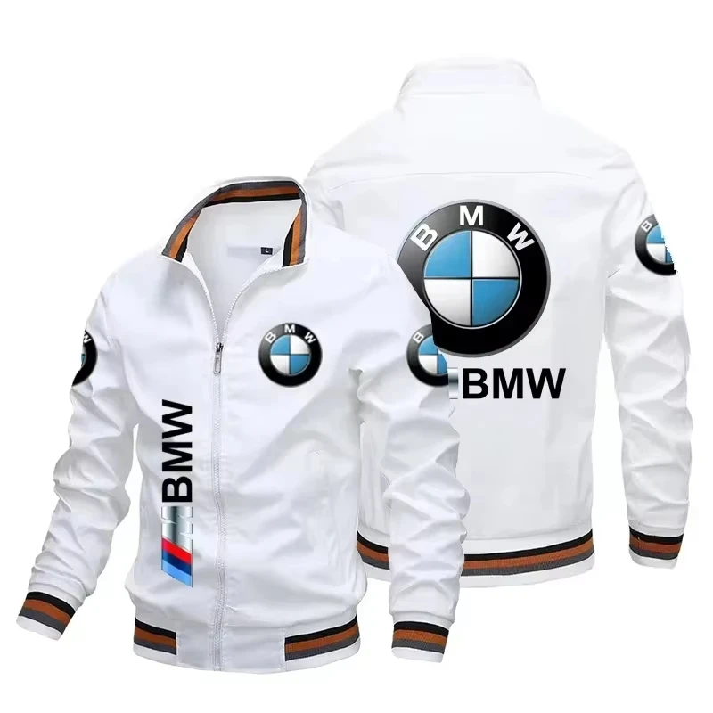 

BMW Print Fashion Casual Jacket, Versatile Lightweight and Breathable Coat for Spring and Autumn