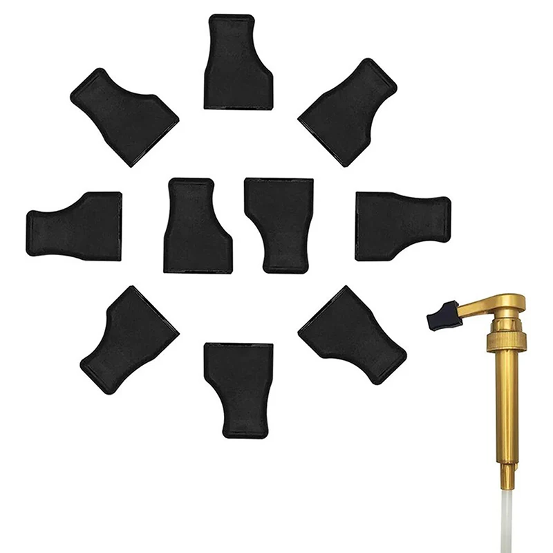 1/2/5Pcs Coffee Syrup Pump Tip Covers Pourer Cap Syrup Covers Silicone Cap Fits For Syrup Pump Pour Dispenser Oil Liquor Bottle view 2