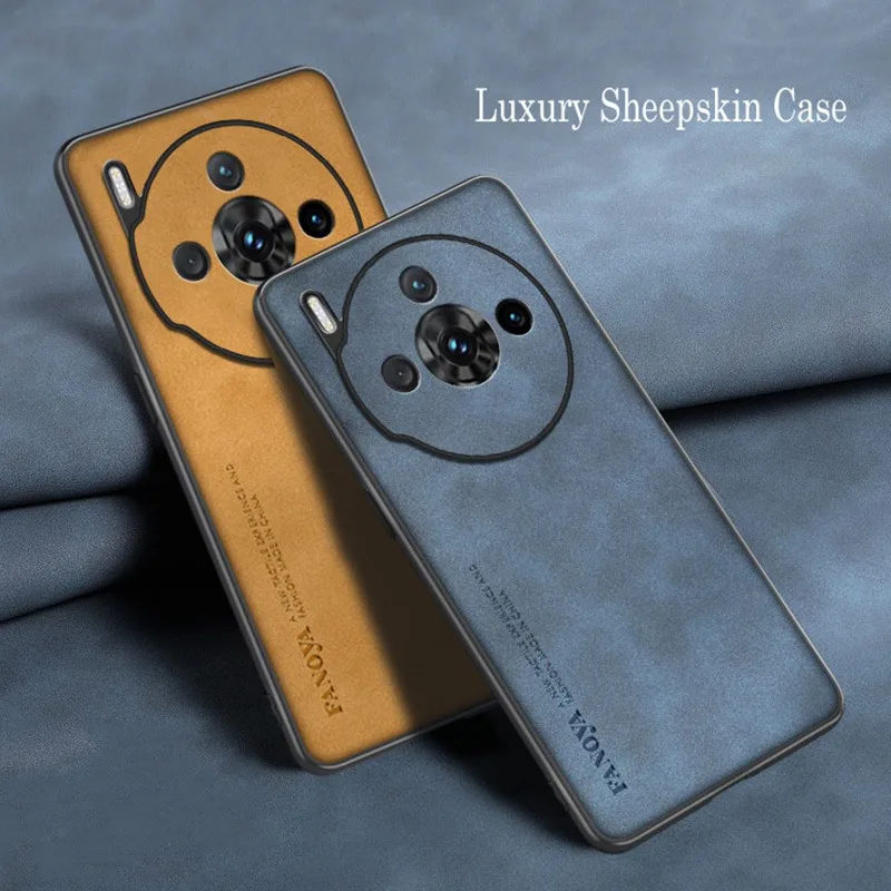 For ZTE nubia Z60S Pro Luxury Sheepskin Leather Shockproof Silicone Case For ZTE nubia Z60S Pro Phone Case Cover Coque