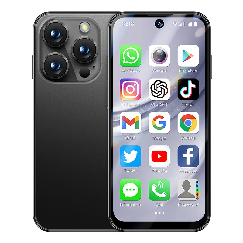 SOYES XS19 Pro Android 12.0 ミニスマートフォン 4G LTE 4GB RAM 64GB
