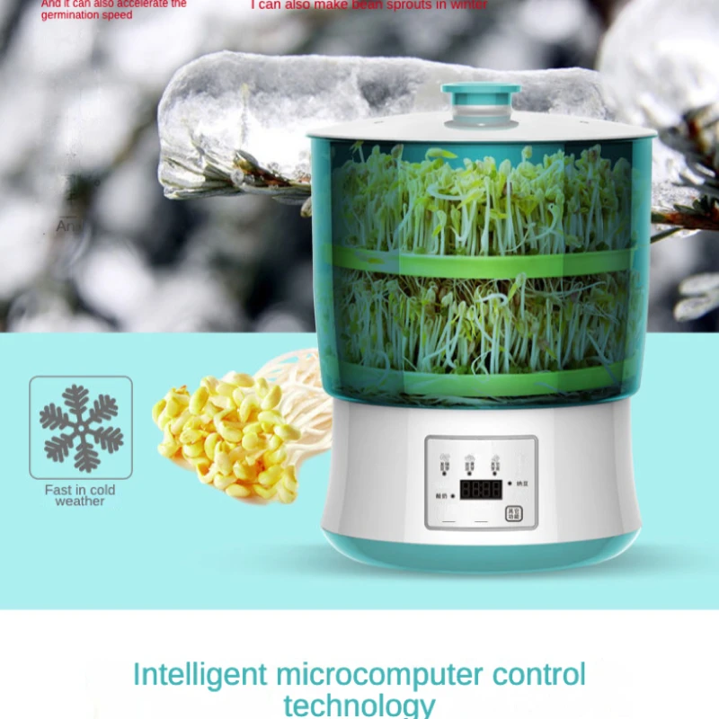 Macchina automatica per germogli di soia secchio per verdure di grande capacità bean - ya vaso per germogli di fagioli mung piccolo bacino per piantine fatto in casa